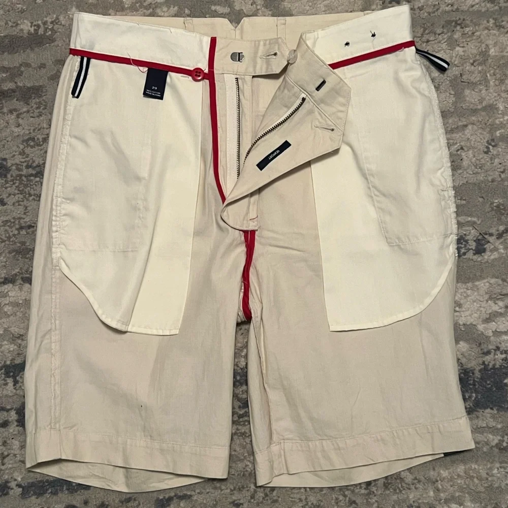Cremieux Newport Chino Shorts Men’s Size 29 Cream Color Cotton Preppy Summer